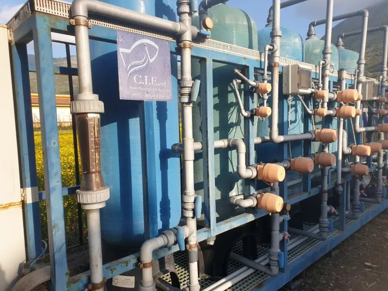 Impianto demineralizzazione acque usato