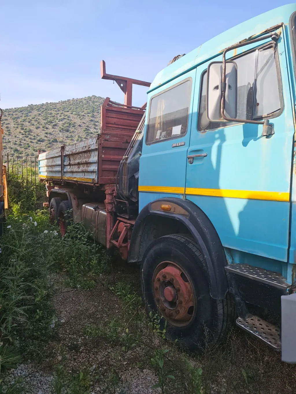 fiat 190 con gru panoramica