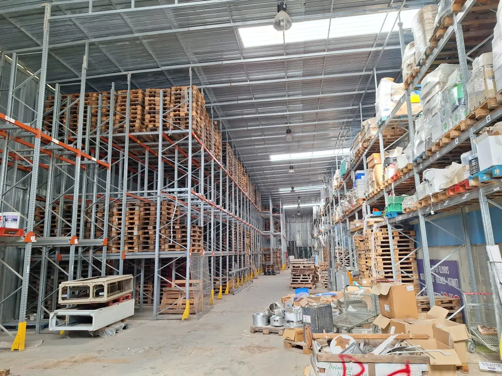 scaffalatura industriale usata 