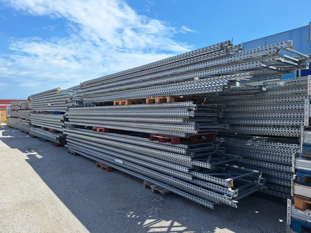 Scaffalatura industriale pallettizata usata 